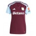 Camisa de Futebol Aston Villa Amadou Onana #24 Equipamento Principal Mulheres 2024-25 Manga Curta